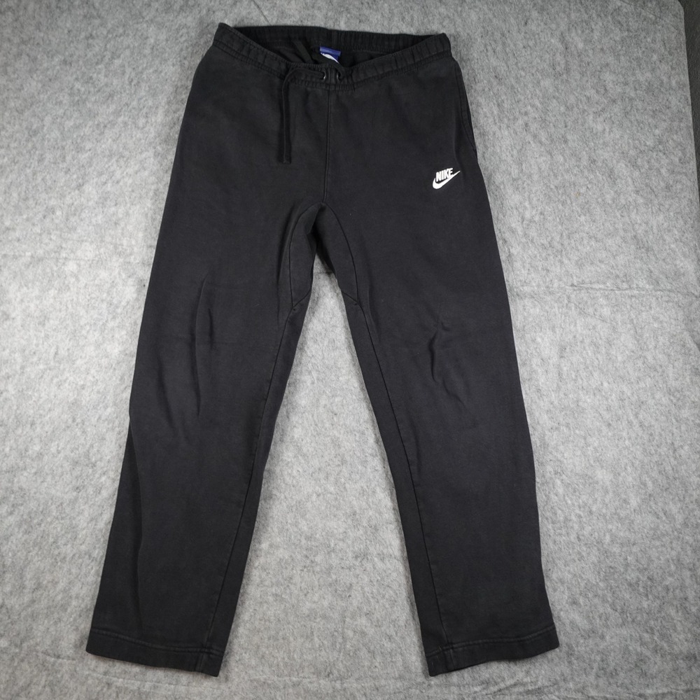 Nike Pants Mens Medium Black Sportswear Club Fleece Sweatpants Athletic